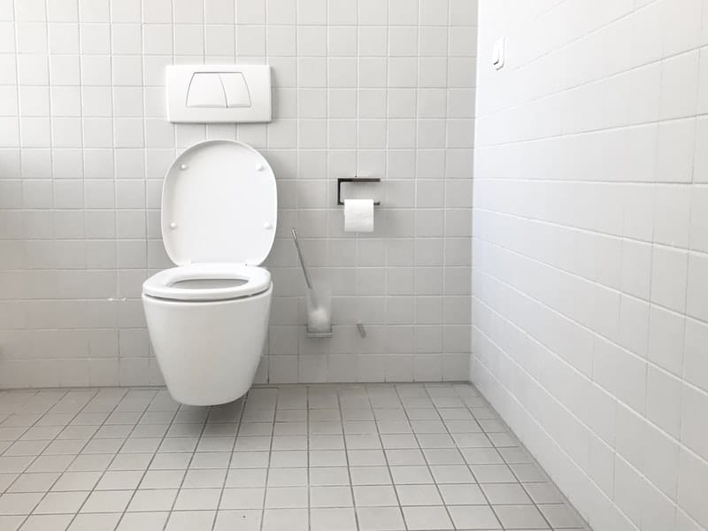 A public restroom